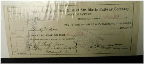 Railway Company Vintage Check