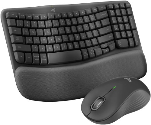 ErgoTech Wireless Keyboard and Mouse Set