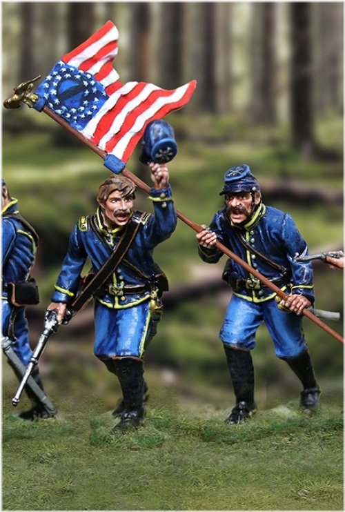 Union Brigade Dismounted Flagbearer