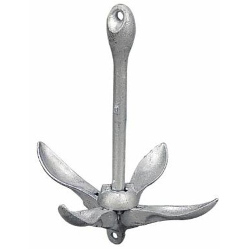 Fluke-Fold 3lb Galvanized Iron Anchor