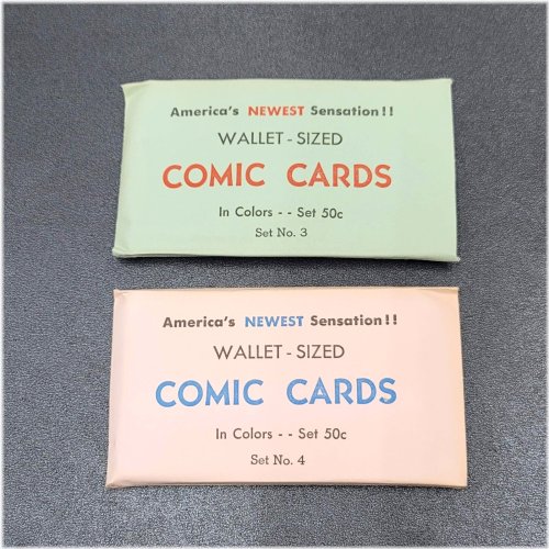 Retro Comic Card Collection Duo