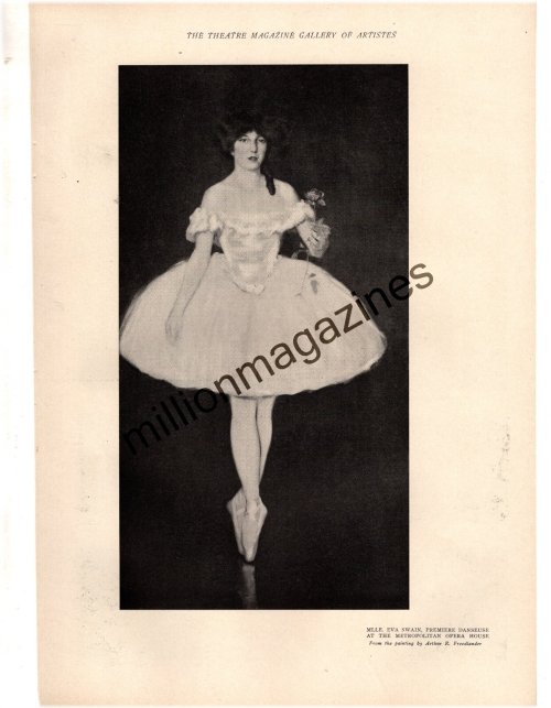 Vintage Ballet Performance Print by Eva Swain