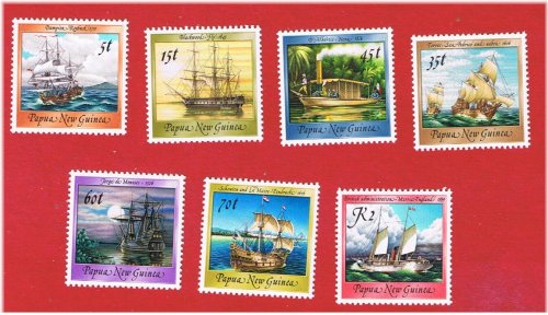 Papua New Guinea Maritime Stamp Collection