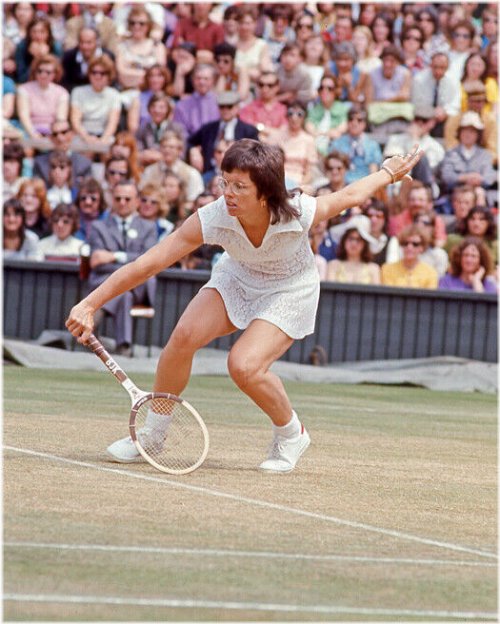 Glossy Print of Billie Jean King - Celebrating the Legacy of a U.S. Tennis Champion