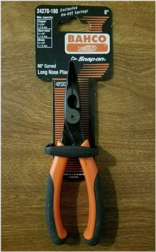 Curved Needle Nose Pliers - 2427G-160