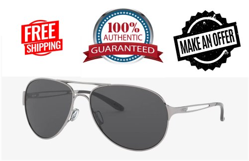 Silver Aviator Sunglasses by Oakley