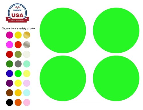 Regal Round Color-Coding Stickers - 3 Inch (7.5cm) Large Labels