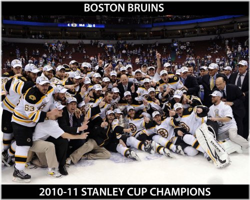 Boston Bruins Championship Team Photo - Stanley Cup Winners 2010-2011