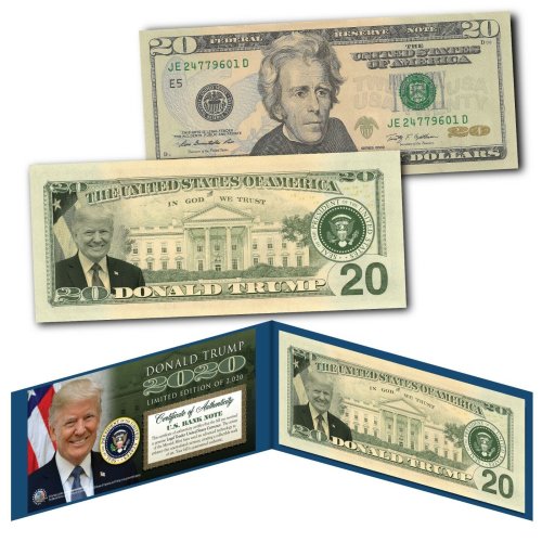 45th President Commemorative $20 Bill - Limited Edition 2020