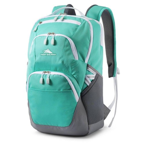 Swoop 19" Aquamarine/Silver Backpack
