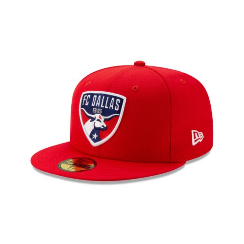 Red Team Basic Fitted Hat by Dallas FC New Era