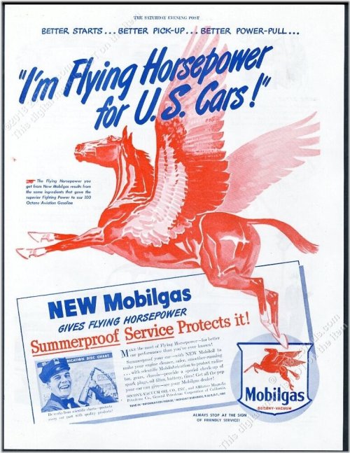 Vintage Pegasus Art Print