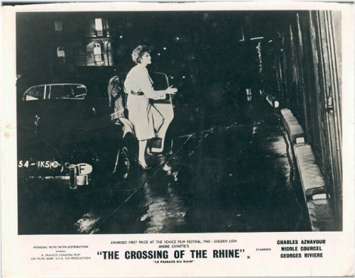 The Rhine Crossing - Nicole Courcel Original Lobby Card