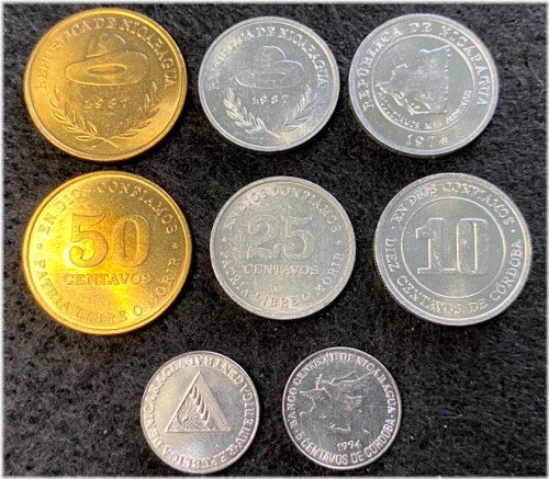 Nicaraguan Centavo Collection