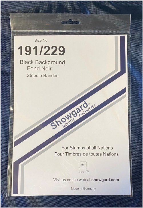 Black Stamp Mount Strips