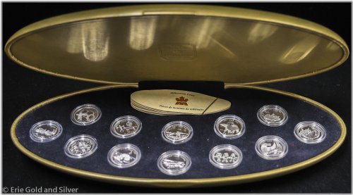 Canada Millennium 12pc Sterling Silver Proof Set