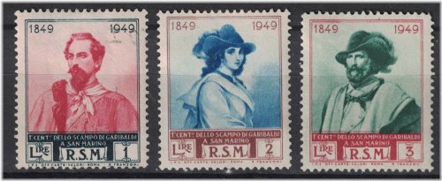 Garibaldi's Centenary Escape Commemorative Stamps