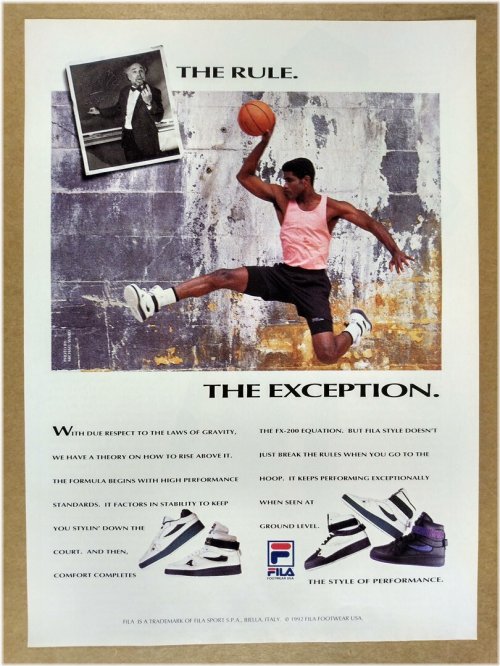 Equation Retro Fila FX200 Print