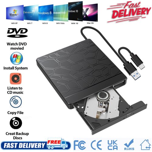 UltraSlim Optical Drive with USB 3.0 Connectivity