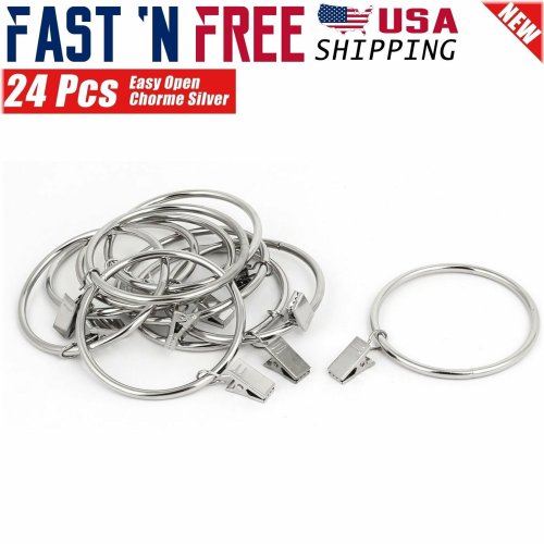 Silver Clip Rings Set
