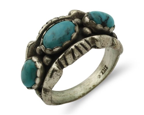 Southwest Turquoise Silver Ring