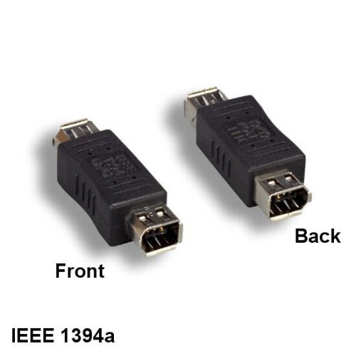 Firewire 400 6-Pin Female to 6-Pin Female Gender Changer