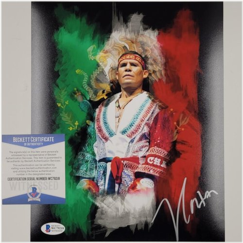 Champion's Legacy: Julio Cesar Chavez Sr. Signed Photo with Beckett BAS Holo