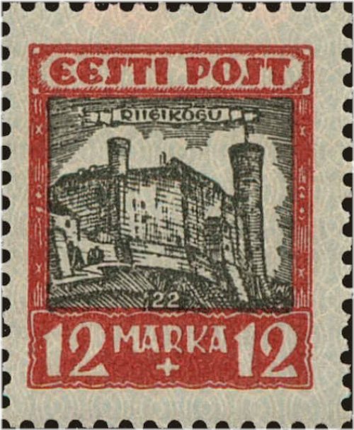 Toompea Castle Stamp from 1927