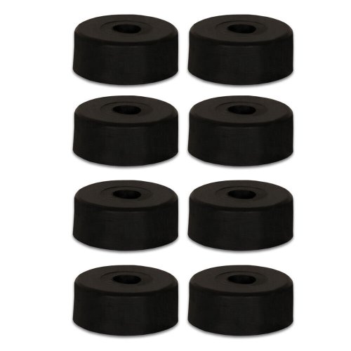 Black Rubber Speaker Feet Set