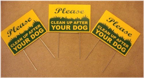 Dog Waste Reminder Plaques