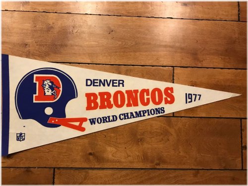 Broncos Phantom Super Bowl XII Champions Full Size Pennant