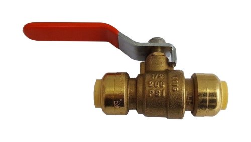 Brass Push-Fit Ball Valve Set