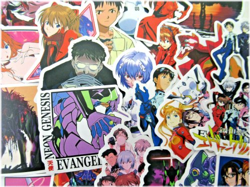 Neon Mech Manga Sticker Collection