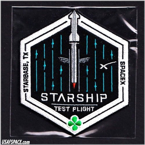Starship Test Flight Employee Patch