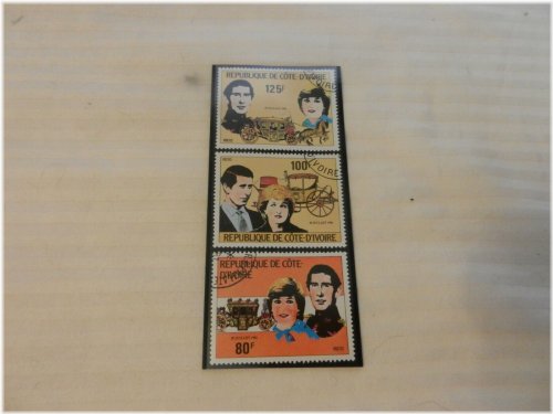 Royal Wedding Stamp Trio
