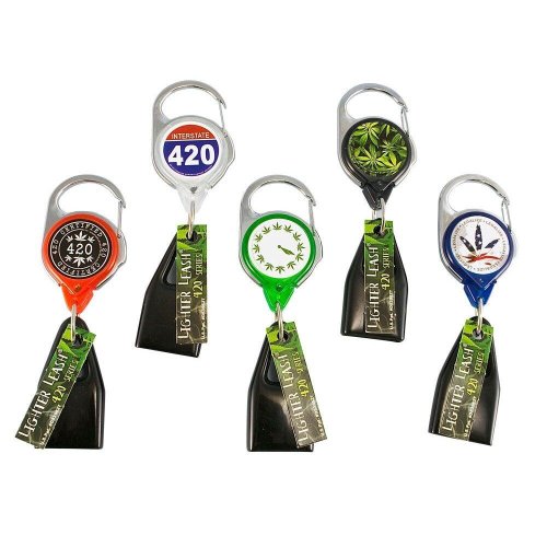 Retractable Lighter Leash - Assorted Designs