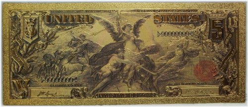 Golden Era Educational $5 Silver Certificate Replica