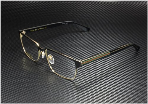 Endura Gold Rectangular Men's Eyeglasses