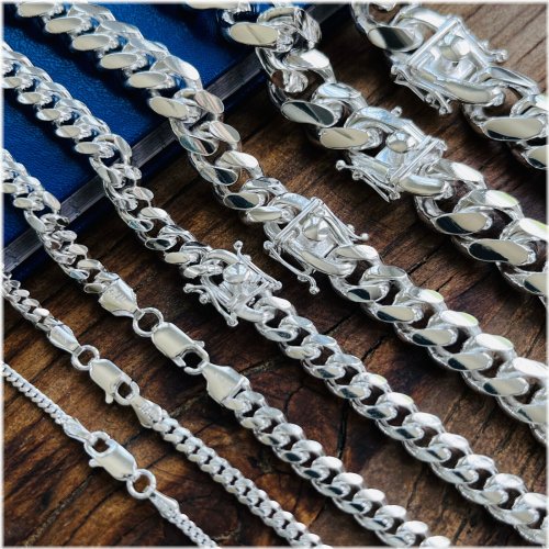 Sterling Cuban Link: A Timeless Chain for Men and Boys