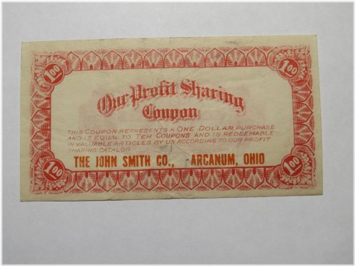 Arcanum Ohio Bank Note - John Smith Company