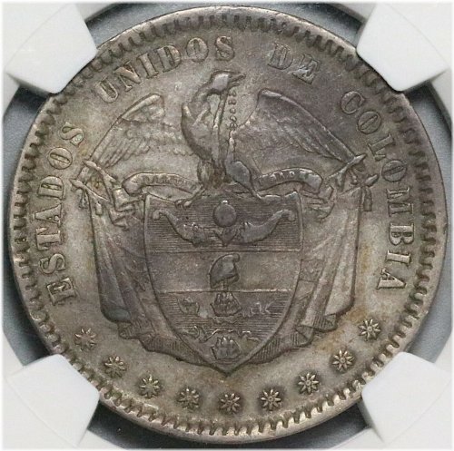 Colombian Condor 1 Peso Coin (1866)