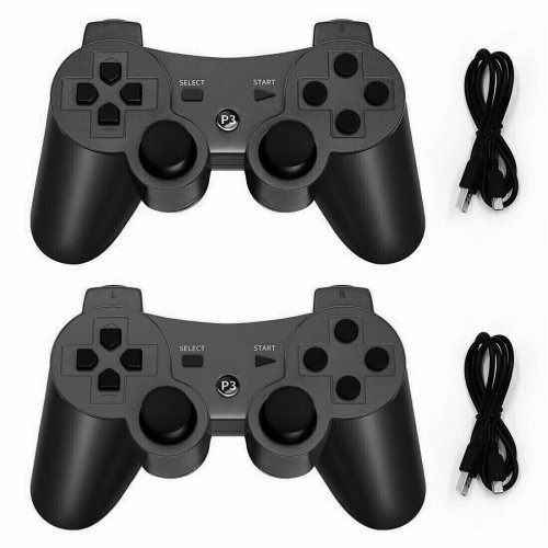 Stealth Black Wireless DualShock Controller for PS3