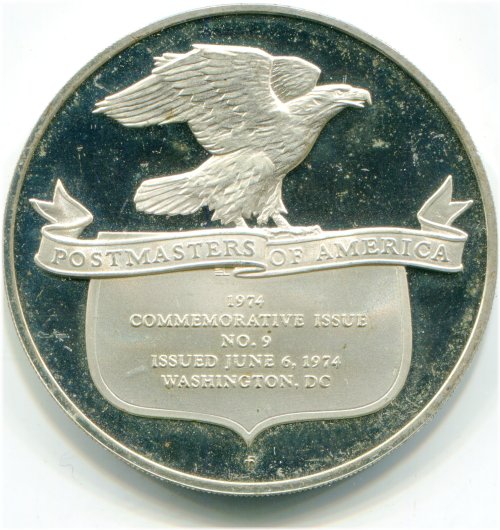 Silver Postmasters Commemorative Medallion