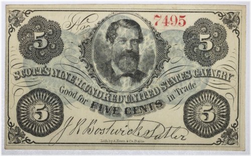Civil War Cavalry Scrip