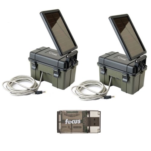 Solar Power Pack for Trail Cameras (2-Pack)