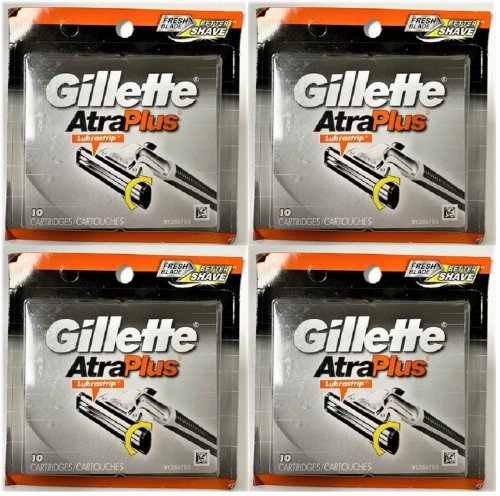 Atra Plus Razor Blade Refills (40 Count, Unboxed)