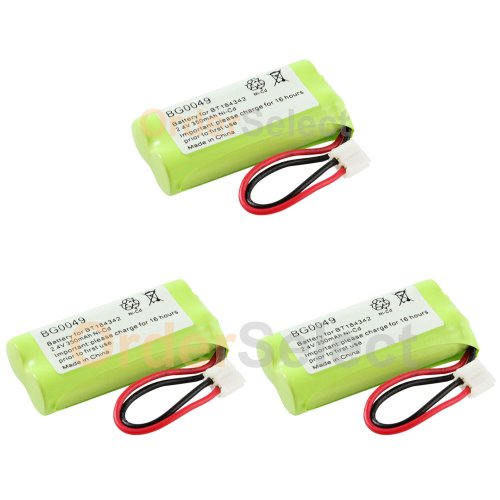 Triple Replacement Battery Set for AT&T Lucent Home Phones