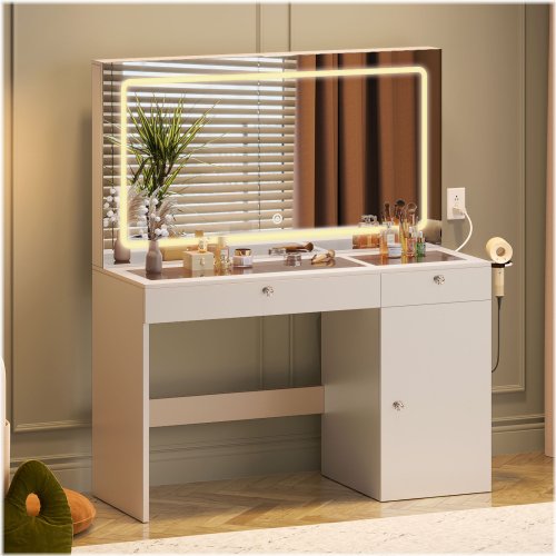 Illuminate Vanity Set with Storage