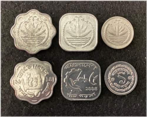 Bangladesh Poisha Trio World Coins