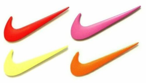 Metallic Swoosh Lapel Pin